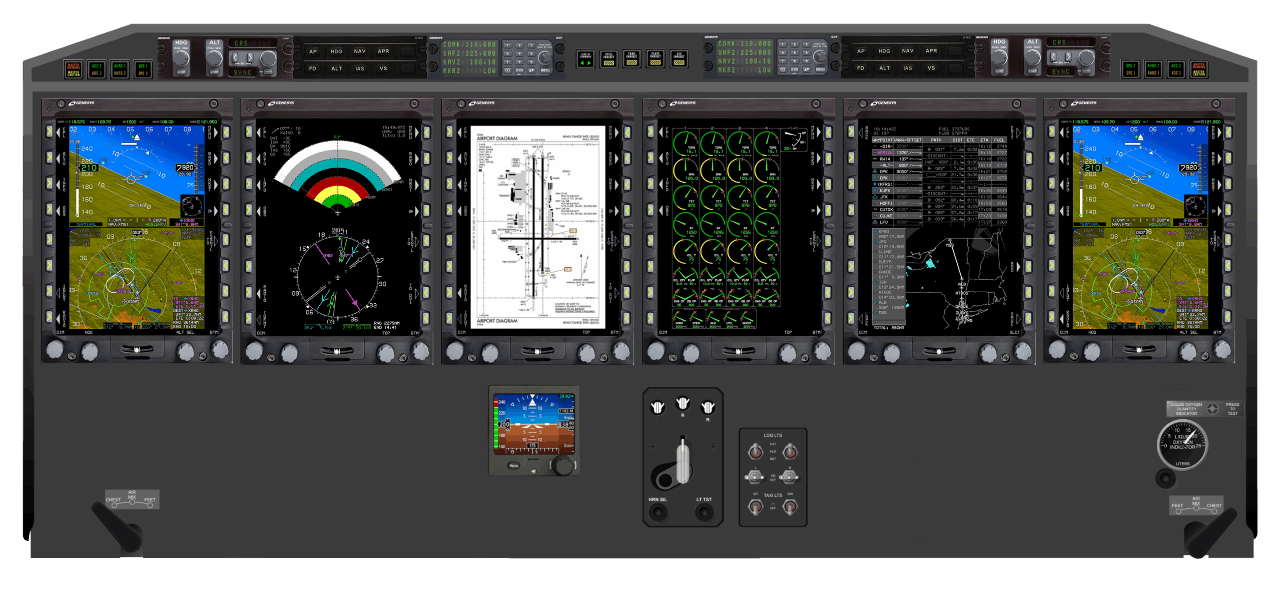 image of the Lockheed C-130 Hercules cockpit
