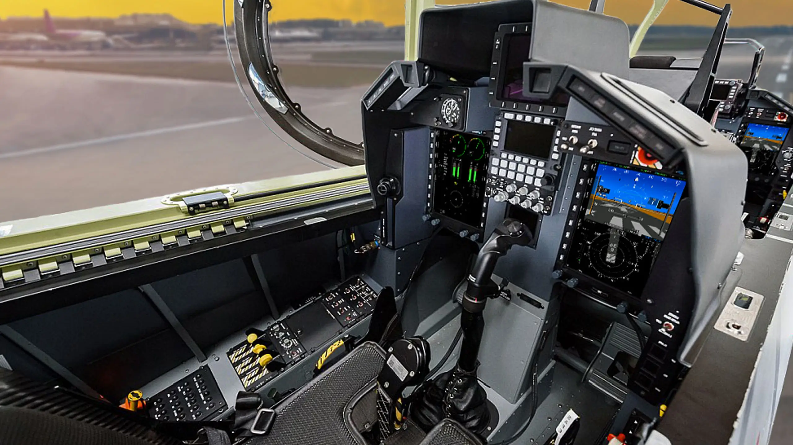 image of the Aero L-39 Albatros cockpit
